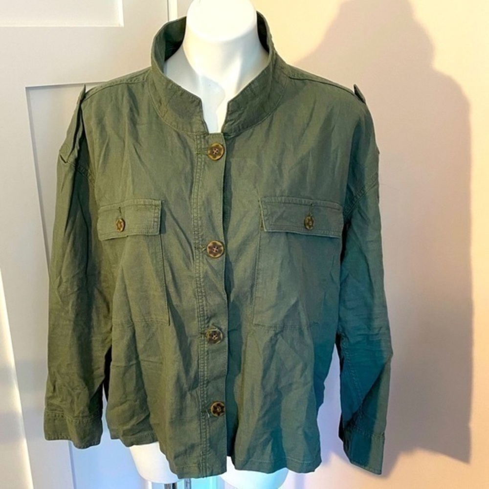 Time and Tru Linen Blend Jacket 🧥
